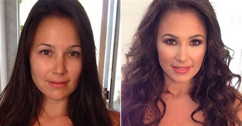 Models revealing before and after selfies show what they look like ...